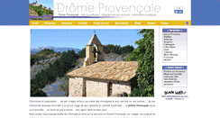 Desktop Screenshot of drome-provence.com