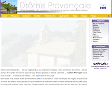 Tablet Screenshot of drome-provence.com